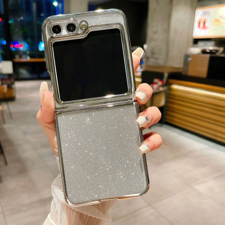 For Samsung Galaxy Z Flip5 Electroplating TPU Glitter Powder Phone Case