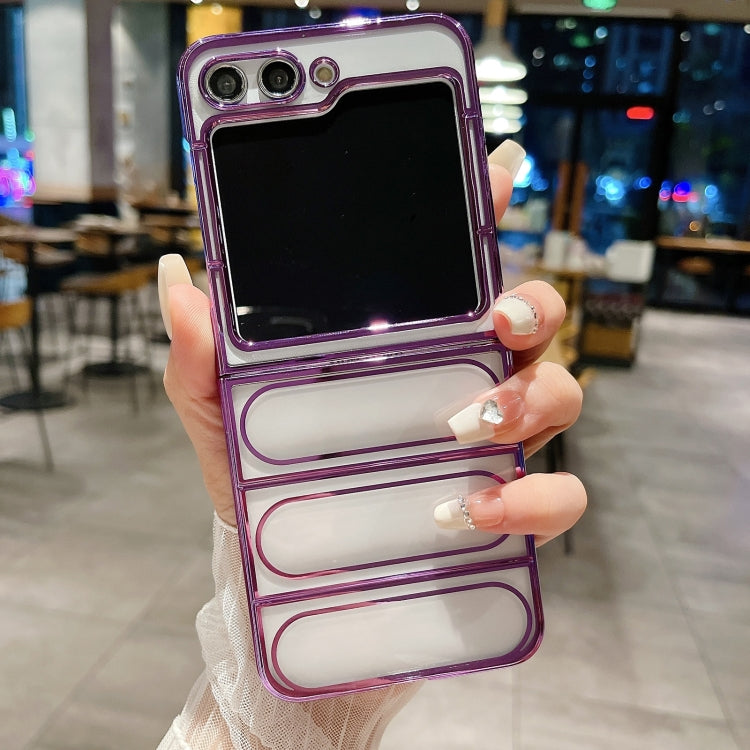 For Samsung Galaxy Z Flip5 Electroplating TPU Shield Phone Case