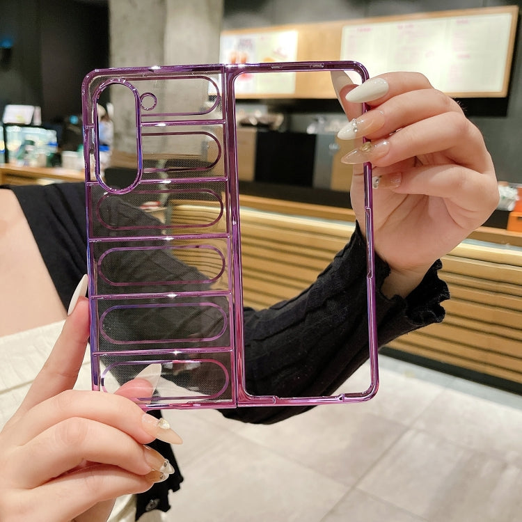For Samsung Galaxy Z Fold5 Electroplating TPU Shield Phone Case