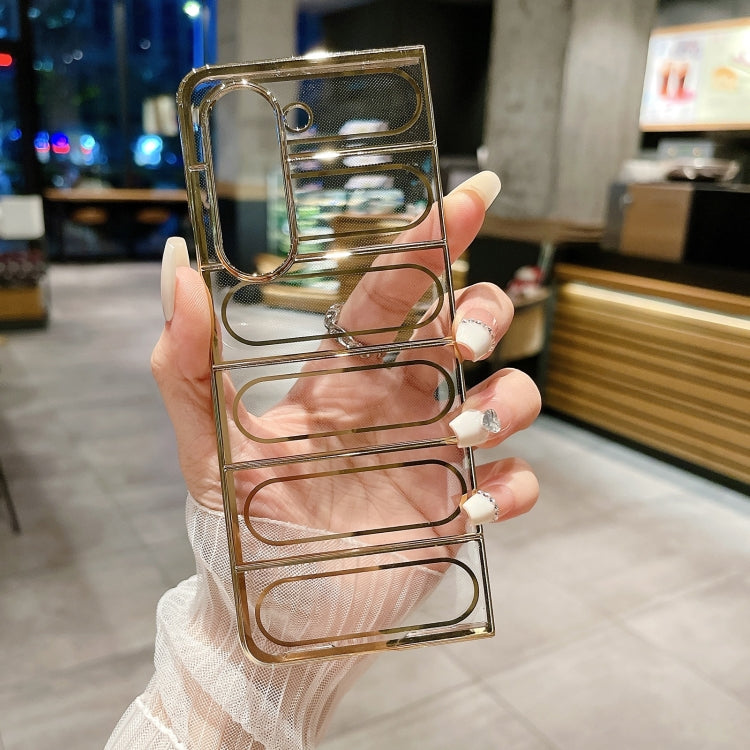 For Samsung Galaxy Z Fold5 Electroplating TPU Shield Phone Case