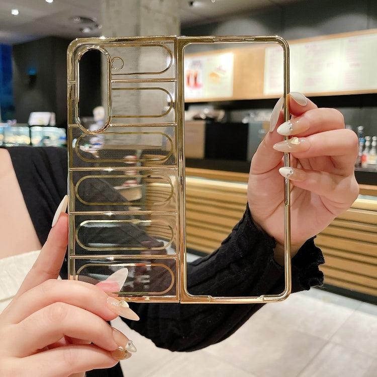 For Samsung Galaxy Z Fold5 Electroplating TPU Shield Phone Case