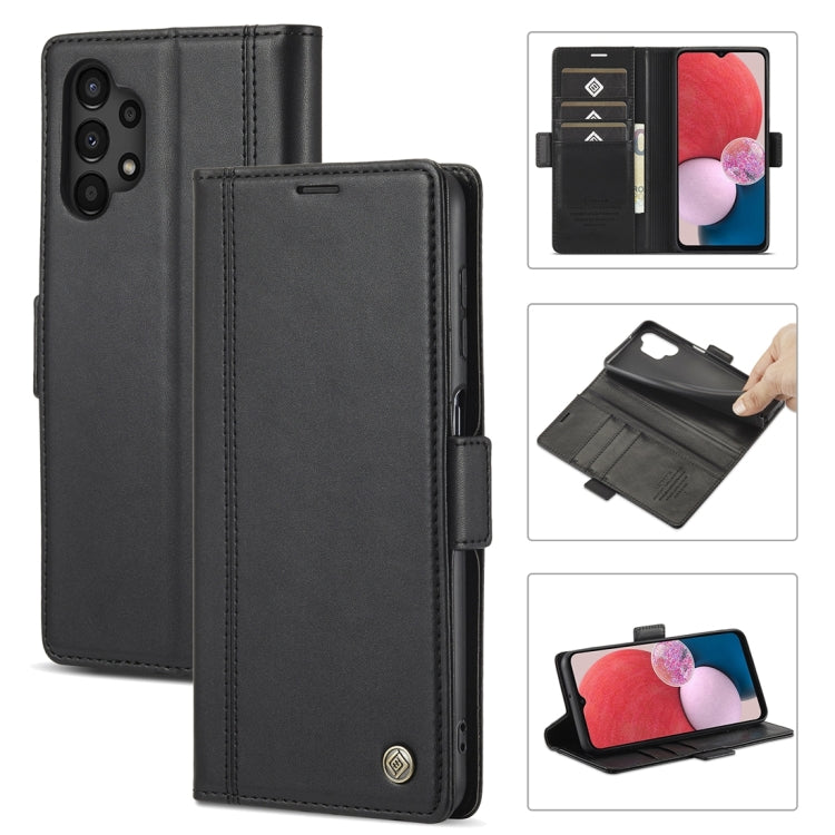 For Samsung Galaxy A13 4G/5G / A04 / A04s LC.IMEEKE Skin-friendly Card Slots Leather Phone Case