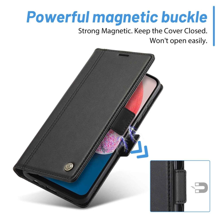 For Samsung Galaxy A13 4G/5G / A04 / A04s LC.IMEEKE Skin-friendly Card Slots Leather Phone Case