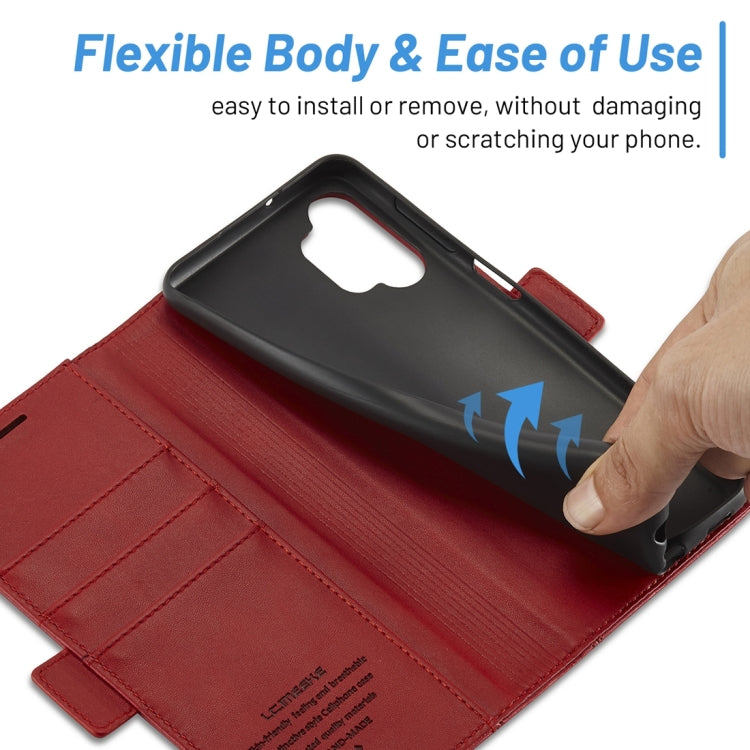 For Samsung Galaxy A13 4G/5G / A04 / A04s LC.IMEEKE Skin-friendly Card Slots Leather Phone Case