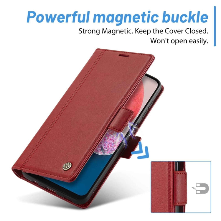 For Samsung Galaxy A13 4G/5G / A04 / A04s LC.IMEEKE Skin-friendly Card Slots Leather Phone Case