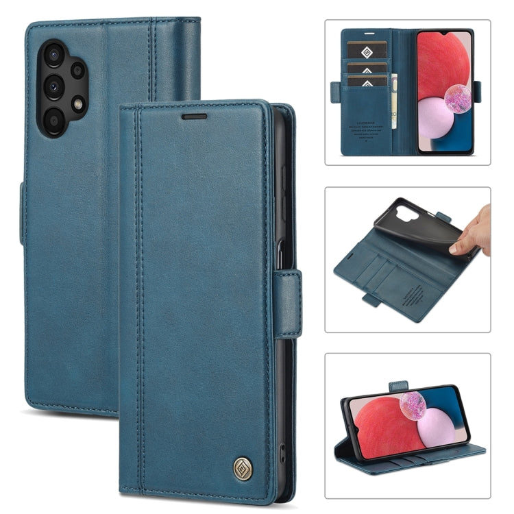 For Samsung Galaxy A13 4G/5G / A04 / A04s LC.IMEEKE Skin-friendly Card Slots Leather Phone Case