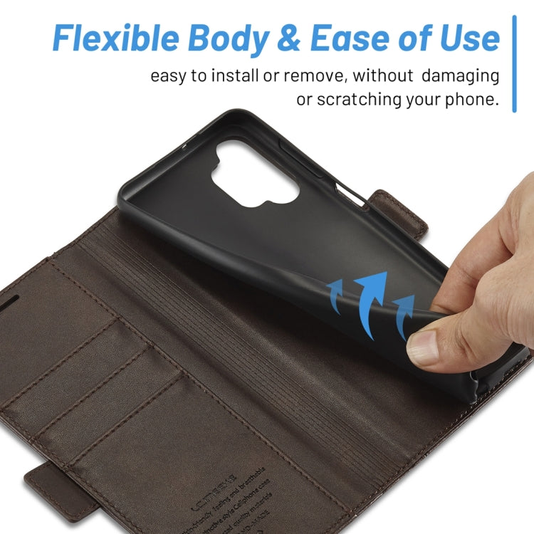 For Samsung Galaxy A13 4G/5G / A04 / A04s LC.IMEEKE Skin-friendly Card Slots Leather Phone Case
