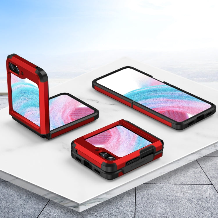 For Samsung Galaxy Z Flip5 SGP Armor 2 in 1 Color Contrast TPU Hybrid PC Phone Case