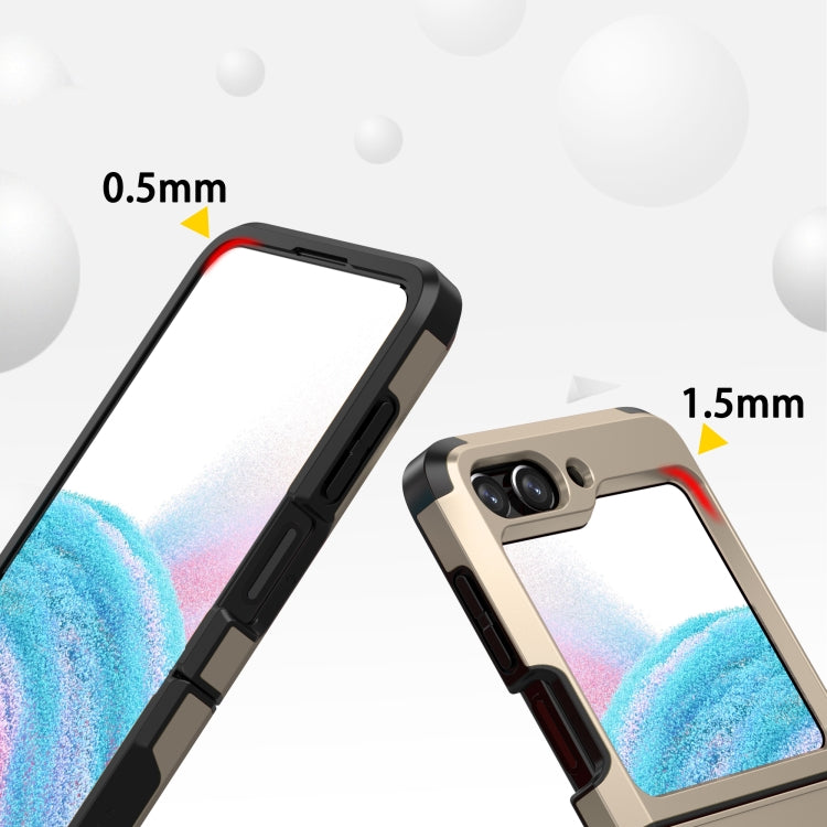 For Samsung Galaxy Z Flip5 SGP Armor 2 in 1 Color Contrast TPU Hybrid PC Phone Case