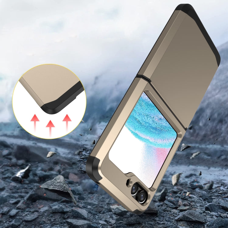 For Samsung Galaxy Z Flip5 SGP Armor 2 in 1 Color Contrast TPU Hybrid PC Phone Case