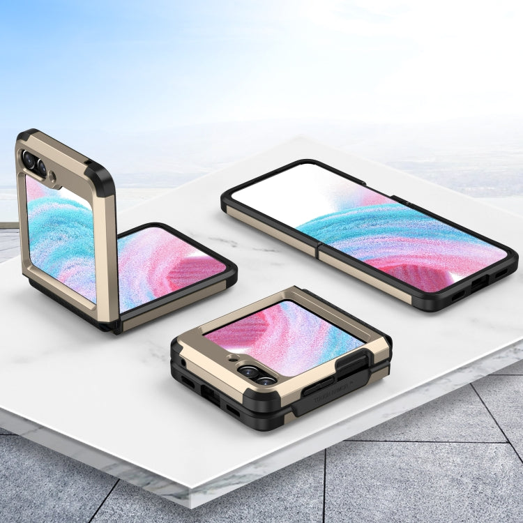 For Samsung Galaxy Z Flip5 SGP Armor 2 in 1 Color Contrast TPU Hybrid PC Phone Case