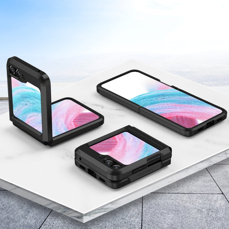 For Samsung Galaxy Z Flip5 SGP Armor 2 in 1 Color Contrast TPU Hybrid PC Phone Case