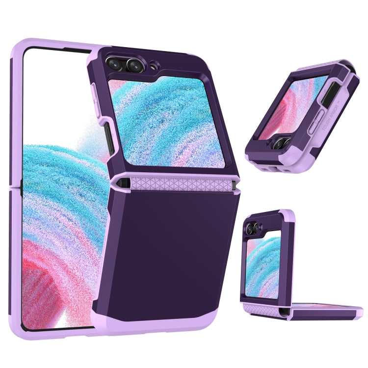 For Samsung Galaxy Z Flip5 SGP Armor 2 in 1 Color Contrast TPU Hybrid PC Phone Case