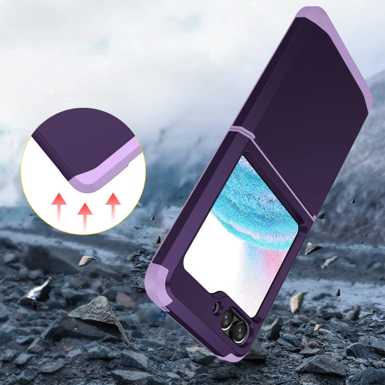 For Samsung Galaxy Z Flip5 SGP Armor 2 in 1 Color Contrast TPU Hybrid PC Phone Case
