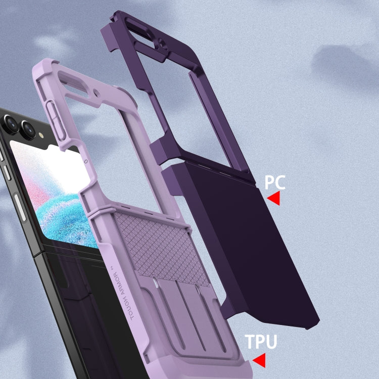 For Samsung Galaxy Z Flip5 SGP Armor 2 in 1 Color Contrast TPU Hybrid PC Phone Case