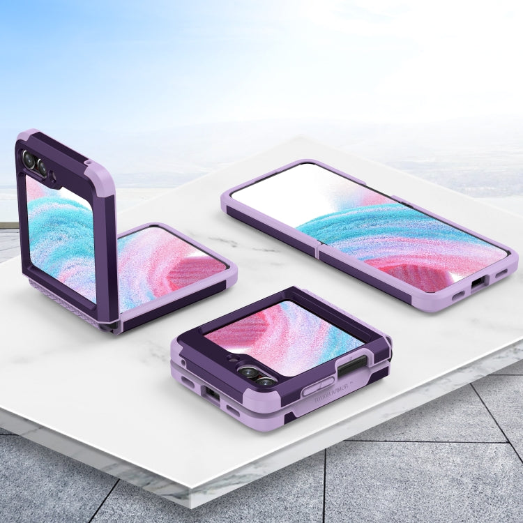 For Samsung Galaxy Z Flip5 SGP Armor 2 in 1 Color Contrast TPU Hybrid PC Phone Case
