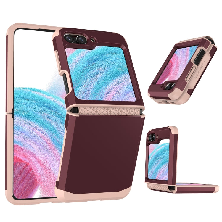 For Samsung Galaxy Z Flip5 SGP Armor 2 in 1 Color Contrast TPU Hybrid PC Phone Case