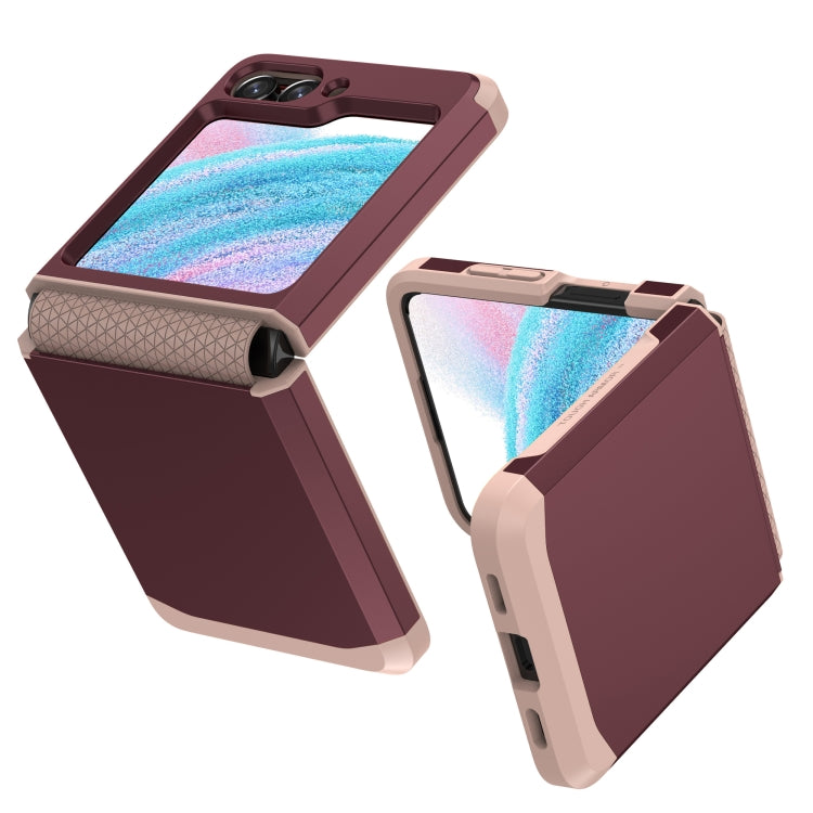 For Samsung Galaxy Z Flip5 SGP Armor 2 in 1 Color Contrast TPU Hybrid PC Phone Case