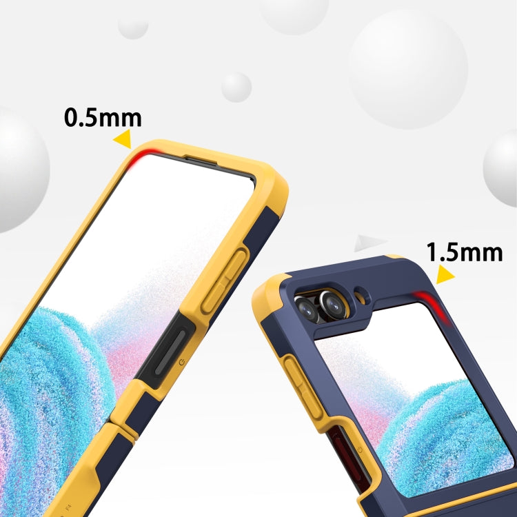 For Samsung Galaxy Z Flip5 SGP Armor 2 in 1 Color Contrast TPU Hybrid PC Phone Case