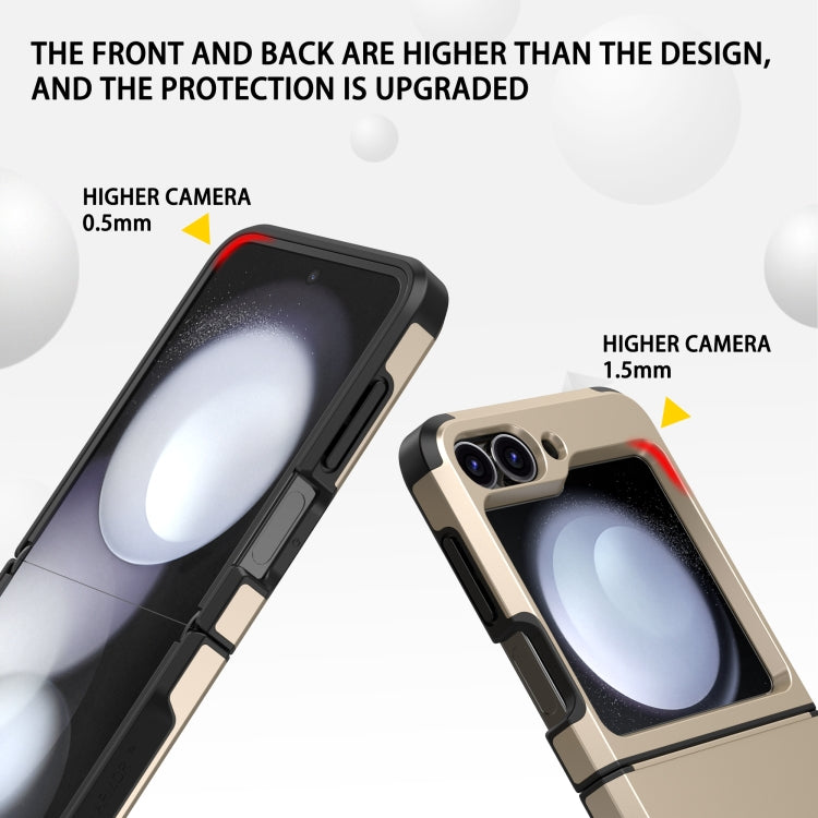 For Samsung Galaxy Z Flip6 / Flip7 FE SGP Armor 2 in 1 Color Contrast TPU Hybrid PC Phone Case