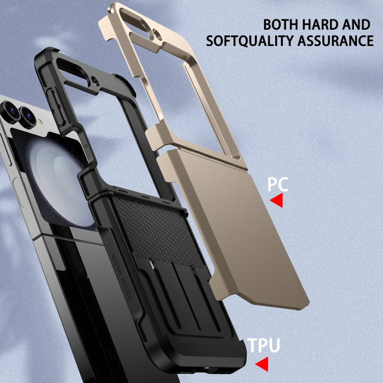 For Samsung Galaxy Z Flip6 / Flip7 FE SGP Armor 2 in 1 Color Contrast TPU Hybrid PC Phone Case