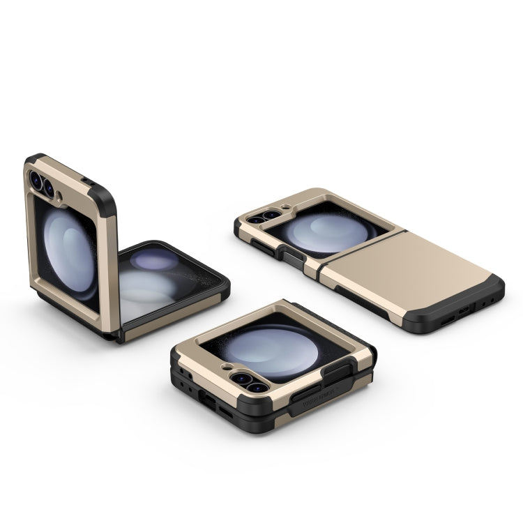 For Samsung Galaxy Z Flip6 / Flip7 FE SGP Armor 2 in 1 Color Contrast TPU Hybrid PC Phone Case