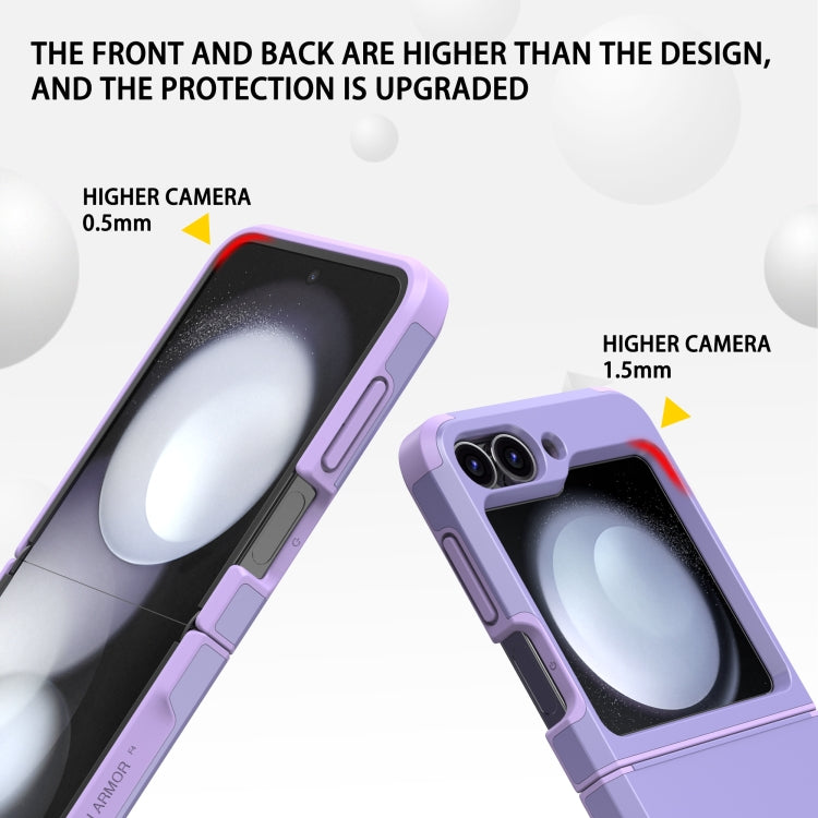 For Samsung Galaxy Z Flip6 / Flip7 FE SGP Armor 2 in 1 Color Contrast TPU Hybrid PC Phone Case