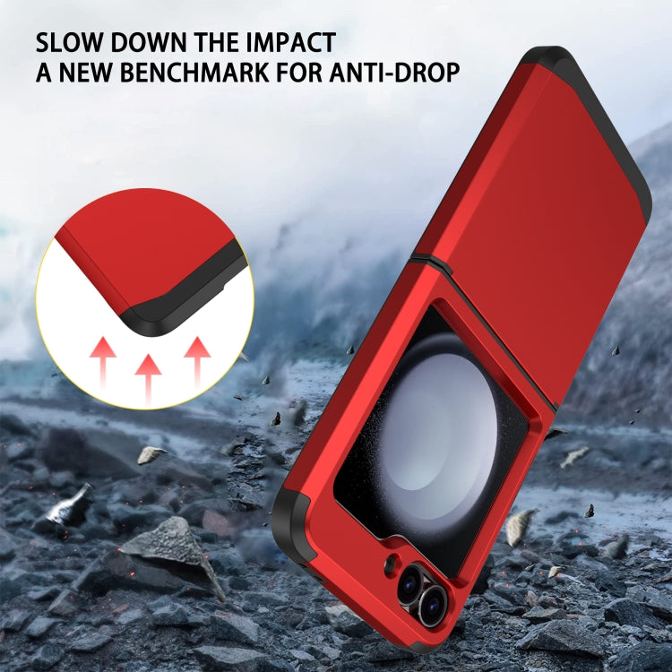 For Samsung Galaxy Z Flip4 5G SGP Armor 2 in 1 Color Contrast TPU Hybrid PC Phone Case