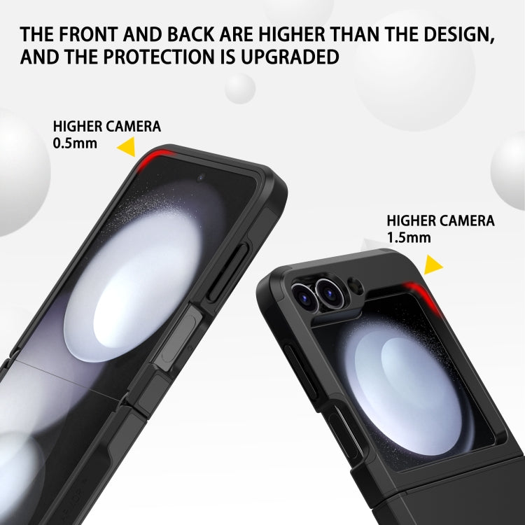 For Samsung Galaxy Z Flip4 5G SGP Armor 2 in 1 Color Contrast TPU Hybrid PC Phone Case