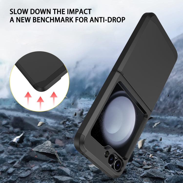For Samsung Galaxy Z Flip4 5G SGP Armor 2 in 1 Color Contrast TPU Hybrid PC Phone Case