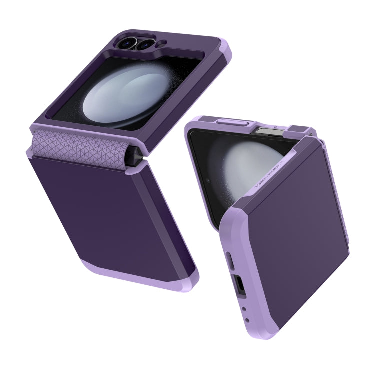 For Samsung Galaxy Z Flip4 5G SGP Armor 2 in 1 Color Contrast TPU Hybrid PC Phone Case