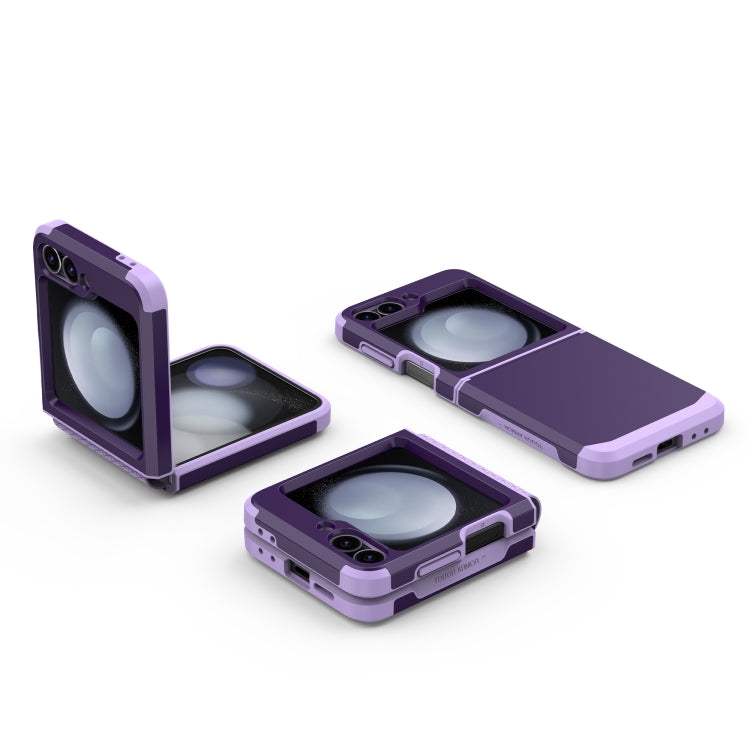 For Samsung Galaxy Z Flip4 5G SGP Armor 2 in 1 Color Contrast TPU Hybrid PC Phone Case