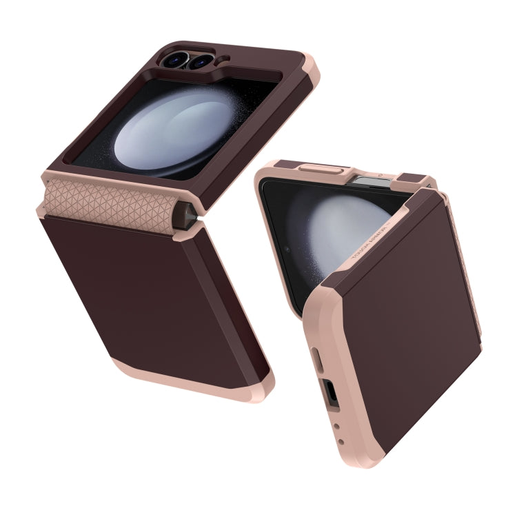 For Samsung Galaxy Z Flip4 5G SGP Armor 2 in 1 Color Contrast TPU Hybrid PC Phone Case