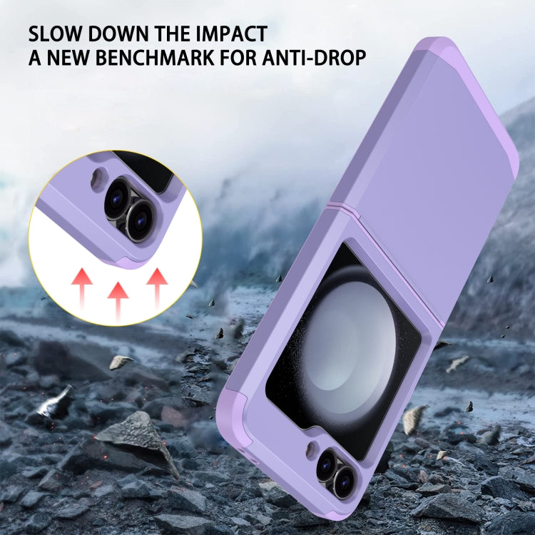 For Samsung Galaxy Z Flip4 5G SGP Armor 2 in 1 Color Contrast TPU Hybrid PC Phone Case