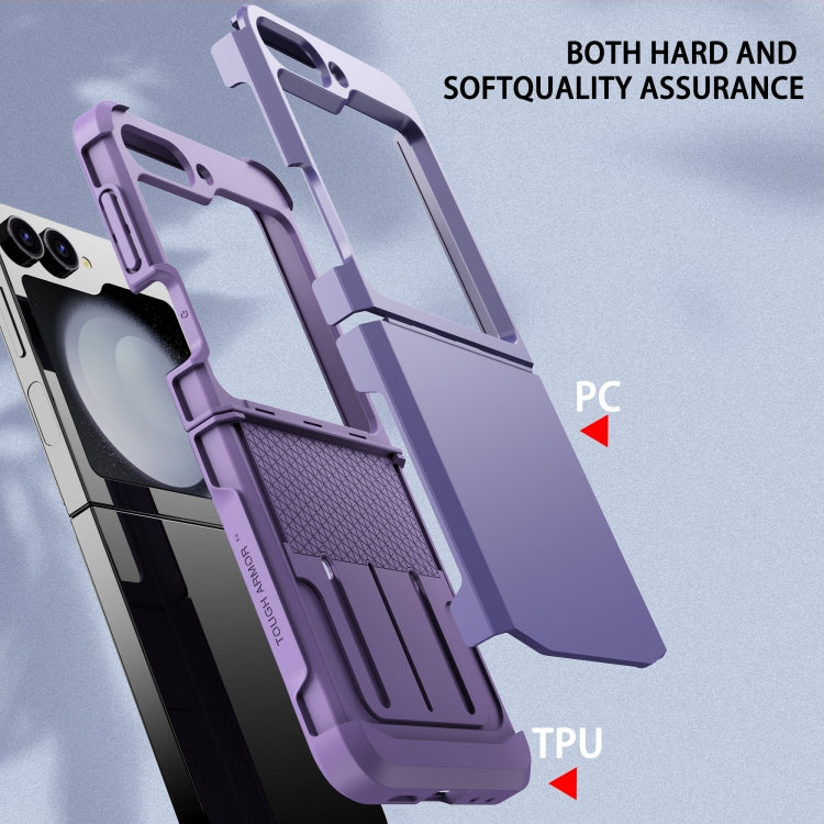 For Samsung Galaxy Z Flip4 5G SGP Armor 2 in 1 Color Contrast TPU Hybrid PC Phone Case