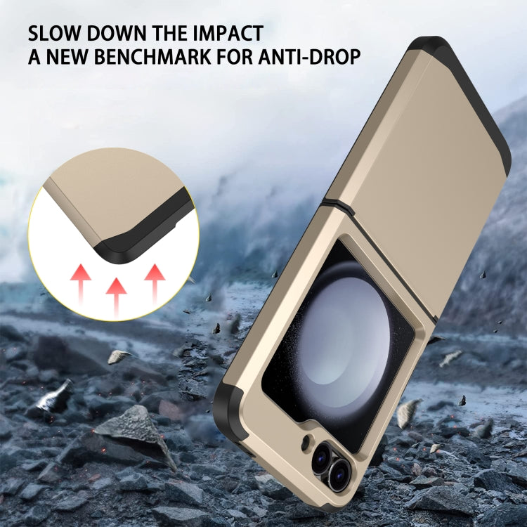 For Samsung Galaxy Z Flip3 5G SGP Armor 2 in 1 Color Contrast TPU Hybrid PC Phone Case