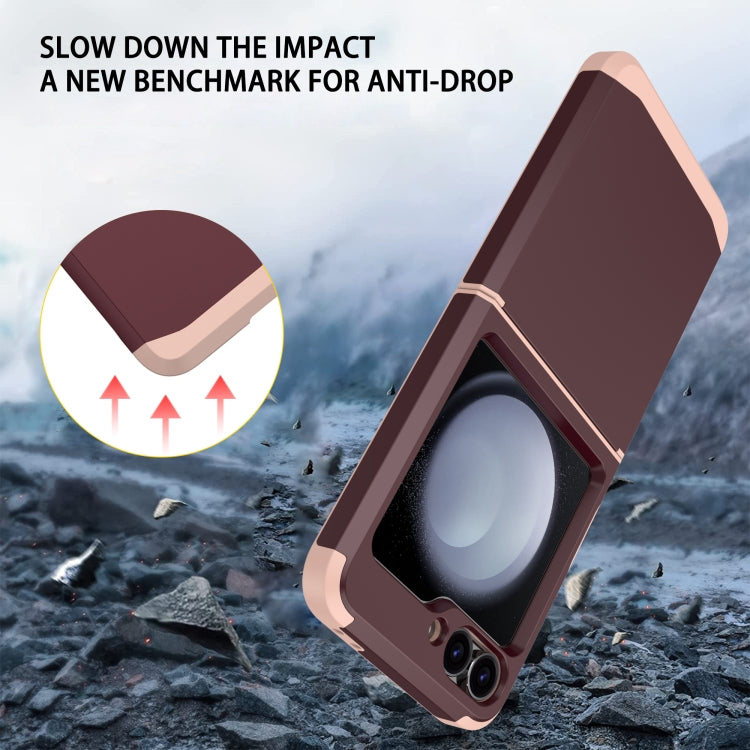 For Samsung Galaxy Z Flip3 5G SGP Armor 2 in 1 Color Contrast TPU Hybrid PC Phone Case