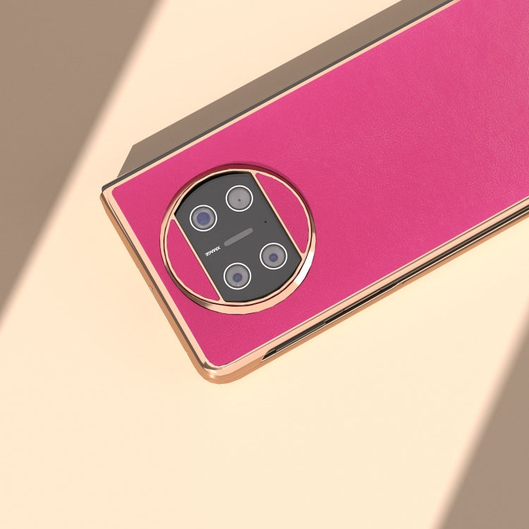 For Huawei Mate X3 Electroplating Haze Texture PU Phone Case