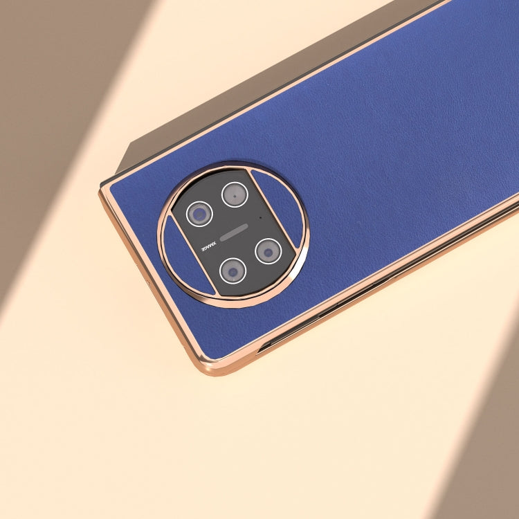 For Huawei Mate X3 Electroplating Haze Texture PU Phone Case