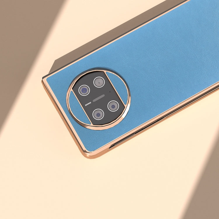 For Huawei Mate X3 Electroplating Haze Texture PU Phone Case
