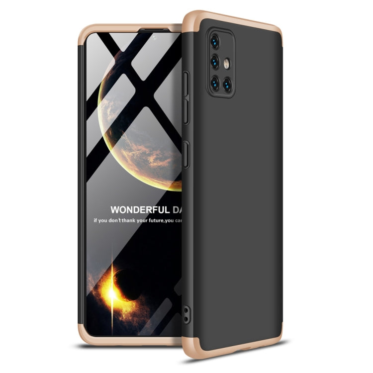 For Samsung Galaxy A51 GKK Three Stage Splicing Full Coverage PC Protective Case