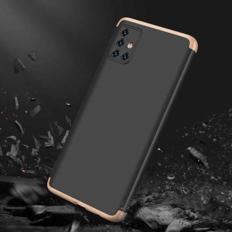 For Samsung Galaxy A51 GKK Three Stage Splicing Full Coverage PC Protective Case