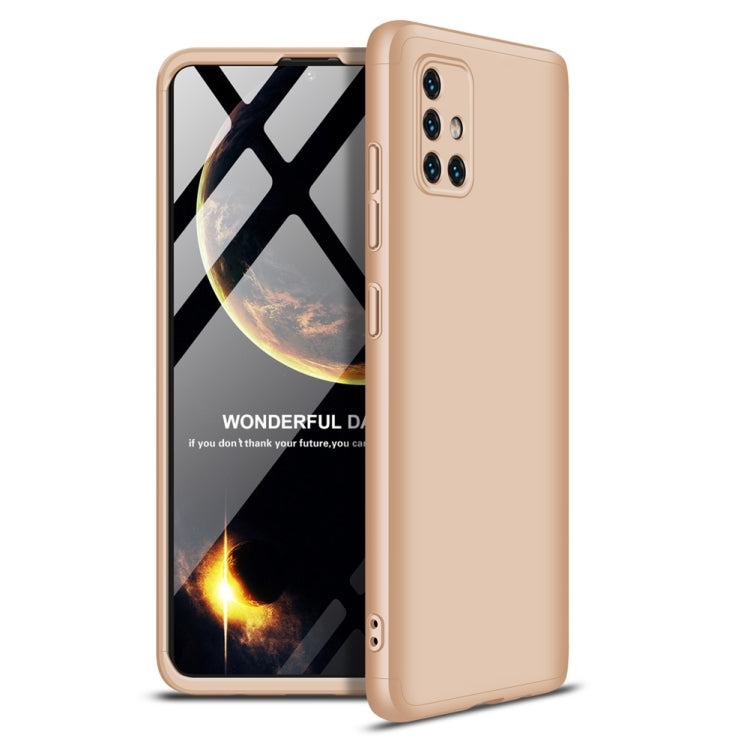 For Samsung Galaxy A51 GKK Three Stage Splicing Full Coverage PC Protective Case