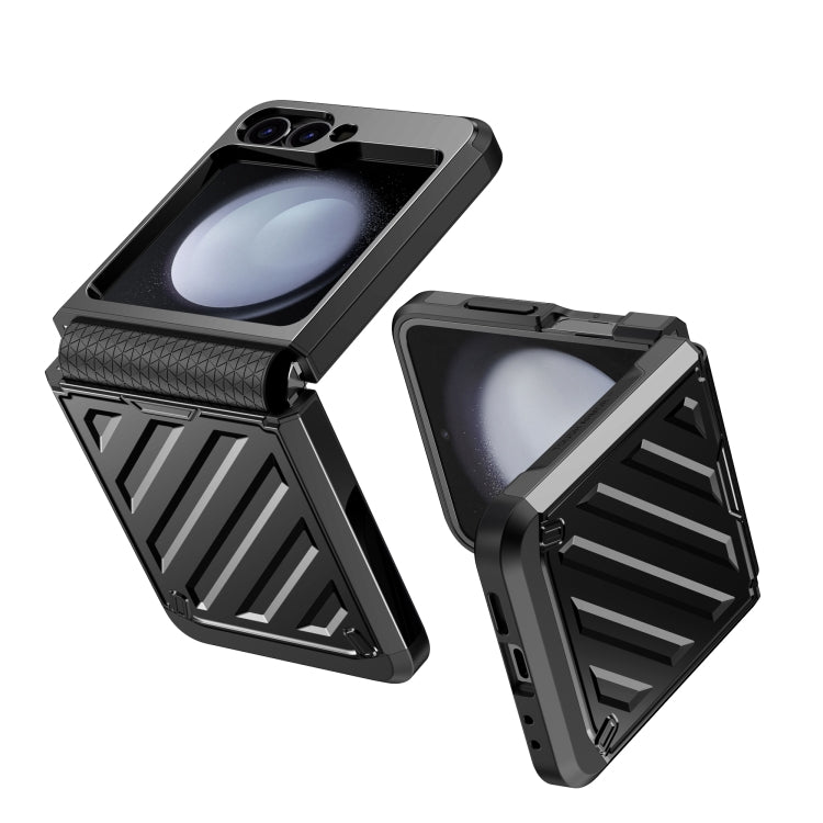 For Samsung Galaxy Z Flip4 5G 2 in 1 Color Contrast TPU Hybrid PC Phone Case