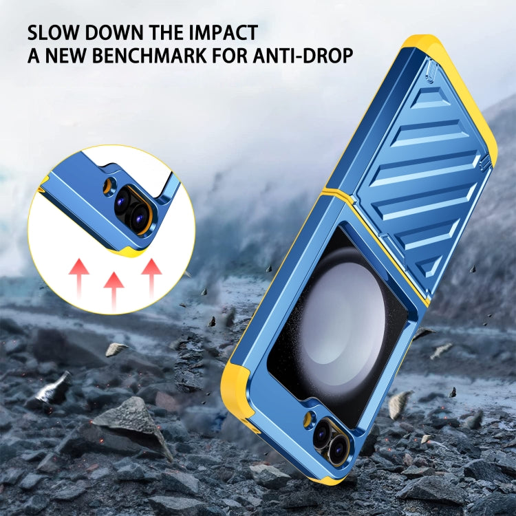 For Samsung Galaxy Z Flip3 5G 2 in 1 Color Contrast TPU Hybrid PC Phone Case