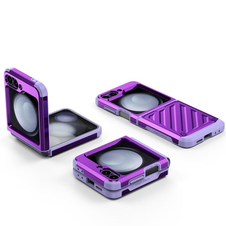 For Samsung Galaxy Z Flip3 5G 2 in 1 Color Contrast TPU Hybrid PC Phone Case