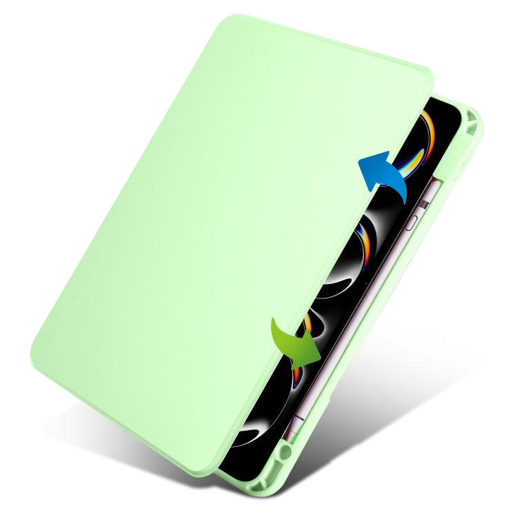 For iPad Pro 13 2025 / 2024 Acrylic 360 Rotation Detachable Leather Tablet Case