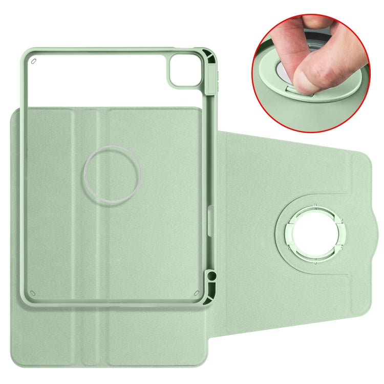 For iPad Pro 13 2025 / 2024 Acrylic 360 Rotation Detachable Leather Tablet Case