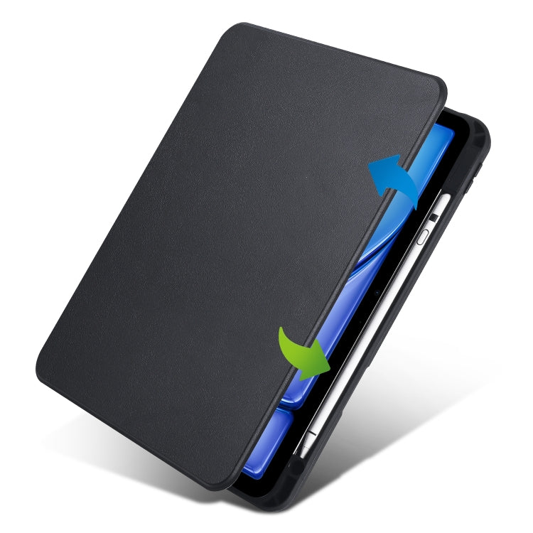 For iPad Air 13 2026 / 2025 / 2024 Acrylic 360 Rotation Detachable Leather Tablet Case