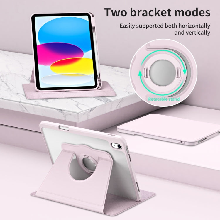 For iPad Air 13 2026 / 2025 / 2024 Acrylic 360 Rotation Detachable Leather Tablet Case